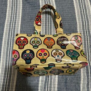 Consuela Colorful Skull Pattern Tote